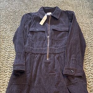 J Crew Navy Corduroy dress